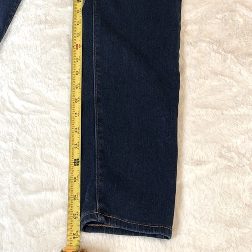 Old Navy Maternity Rockstar Super Skinny Front Low Panel Blue Jeans- size 12 - Picture 9 of 12